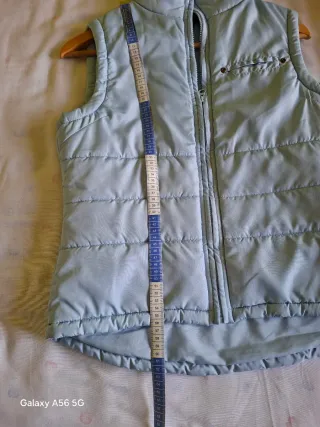 Chaleco acolchado azul cielo Talla S