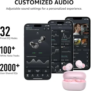 Auriculares Inalámbricos TOZO Rosa