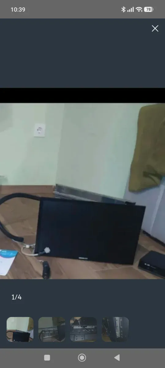 Televisor 12V Negro