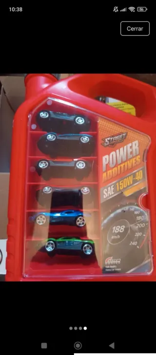 Pista de coches portátil Pista Bidón