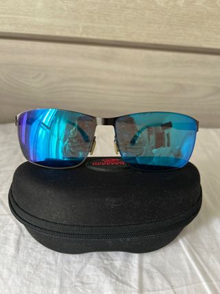 Gafas de sol Hugo Conti plateadas y azules