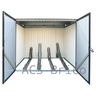 Caseta Metálica Guarda Bicicletas 202x196x140 cm - Duramax