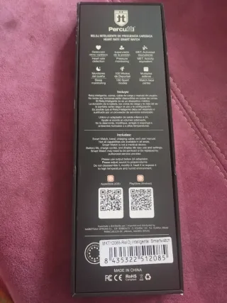 Reloj Smartwatch Percutti Negro