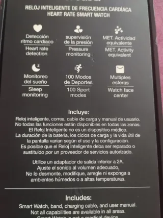 Reloj Smartwatch Percutti Negro