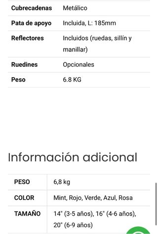 Bicicleta Sawyer 14” para niños