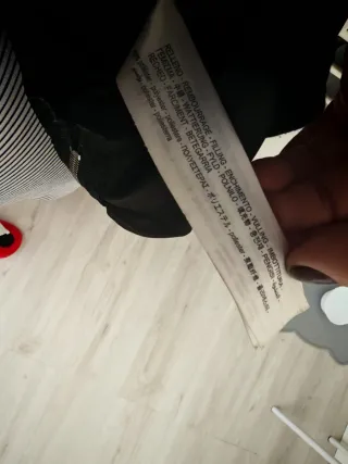 Chaleco plumífero Zara negro