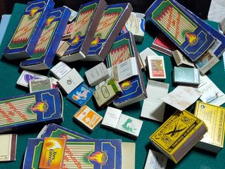Lote de cajas de cerillas variadas