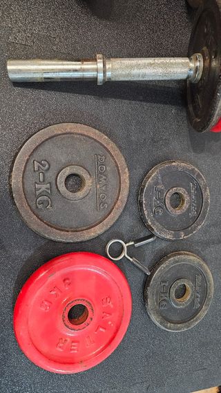 Mancuernas Domyos 28kg Ajustables + Discos