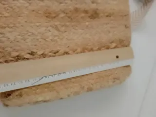 Capazo yute Abbacino turquesa