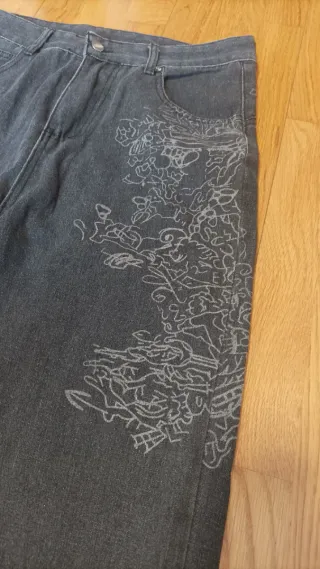 Pantalones Vaqueros Baggy Mujer