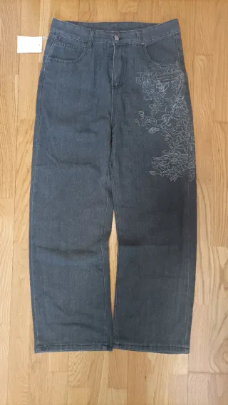 Pantalones Vaqueros Baggy Mujer