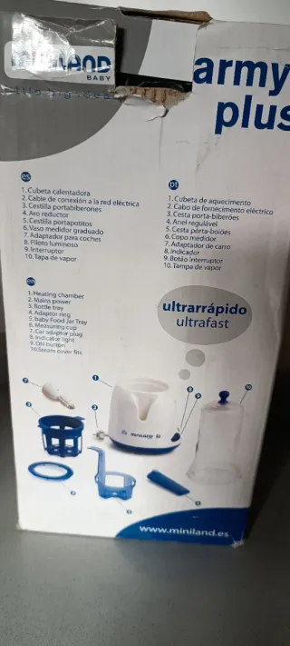 Miniland Calienta Biberones y Esterilizador