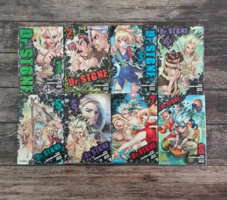 Dr Stone manga tomos 1 a 8