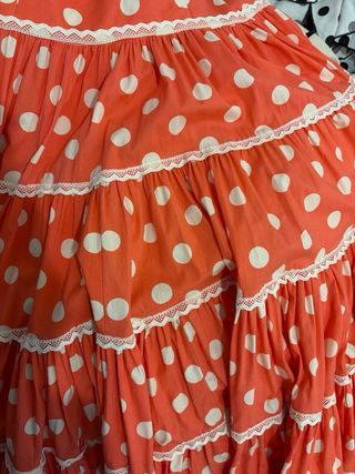 Traje Flamenca Rocio Peralta coral