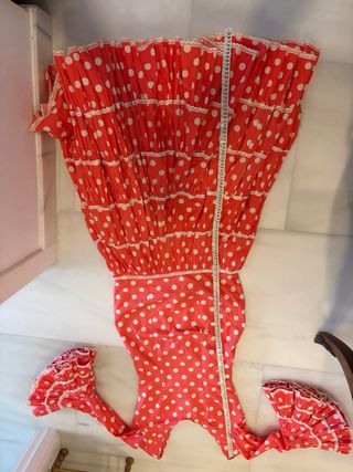 Traje Flamenca Rocio Peralta coral