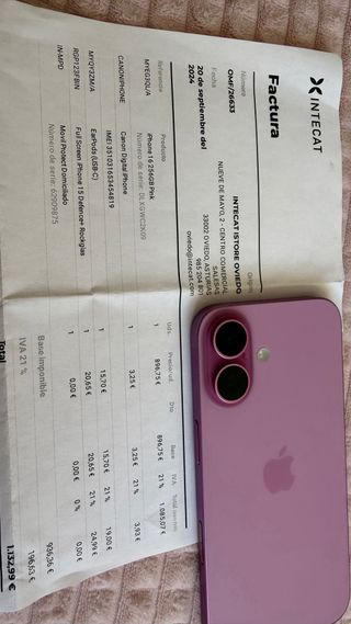 iPhone 14 256GB rosa
