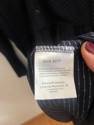 Vestido Dolores Promesas Azul