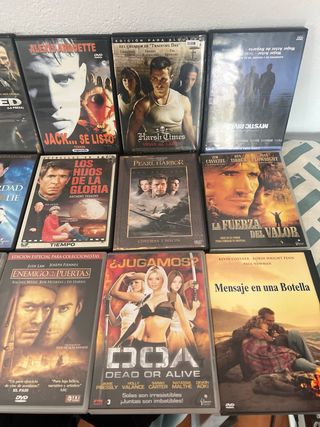 Lote dvd 3 “  15 DVDs Varios Géneros”