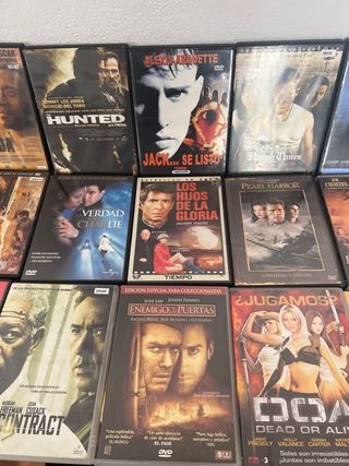 Lote dvd 3 “  15 DVDs Varios Géneros”