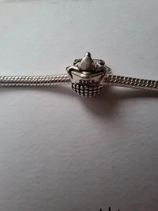 Charm Minnie compatible Pandora Plata