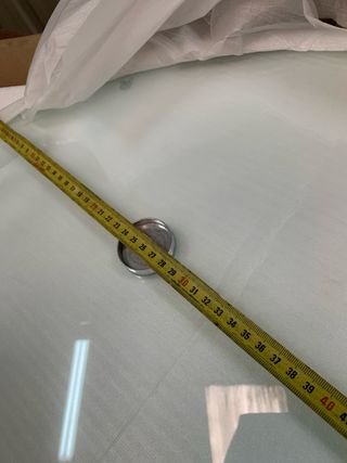 Cristal mesa redondo 80 cm