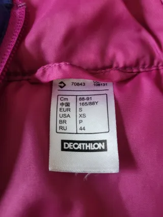 Plumífero Quechua niña Talla S