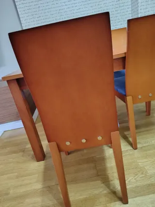 Mesa Cerezo 150x90 y 4 Sillas