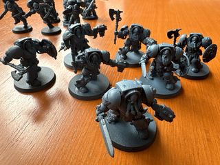 Lobos Espaciales tipo Warhammer 40k Figuras