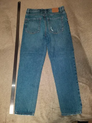 Tejanos negros y azules Stradivarius