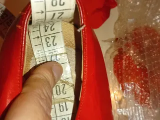 Scarpe Flamenco Pelle Menkes Rosse