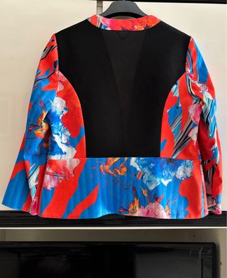 Giacca primaverile fantasia floreale