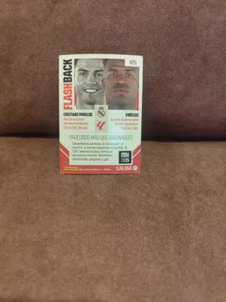 Cromo Megacrack Cristiano Ronaldo Vinicius