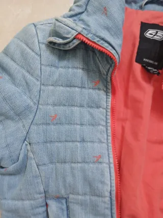 Chaqueta tejana acolchada S