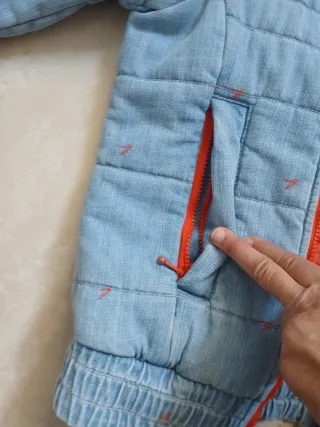 Chaqueta tejana acolchada S