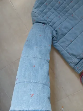 Chaqueta tejana acolchada S