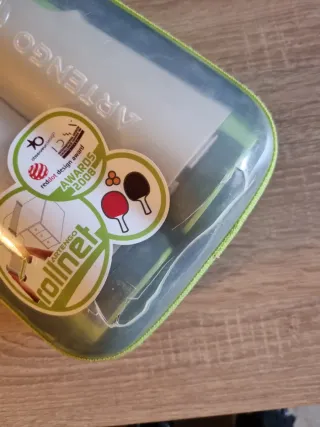 Artengo Rollnet - Red de Tenis de Mesa, 2 palas