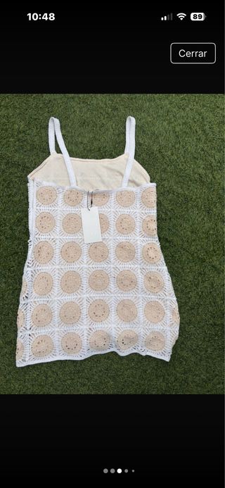 Vestido crochet Zara
