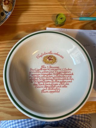 Plato hondo Spaghetti dell'orto ligure