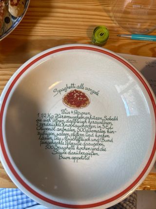 Plato hondo Spaghetti dell'orto ligure