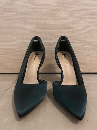 Décolleté verde smeraldo Tg. 38