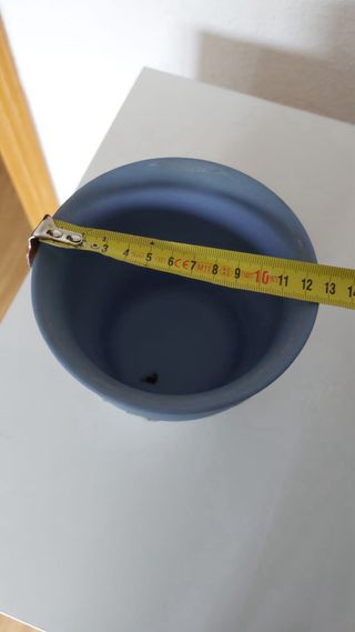 Macetero Wedgwood Jasperware Azul