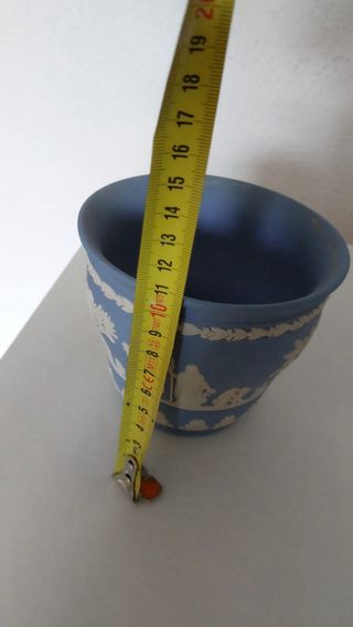 Macetero Wedgwood Jasperware Azul