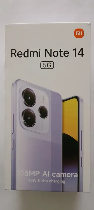 Xiaomi Redmi Note 14 5G 8gb ram 265gb almacenamien