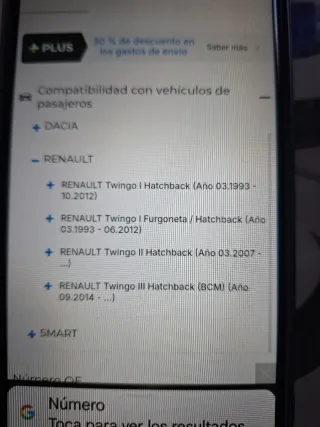 Discos de freno Dacia/Renault/Smart