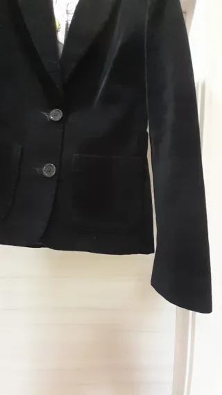 Giacca in cotone nera