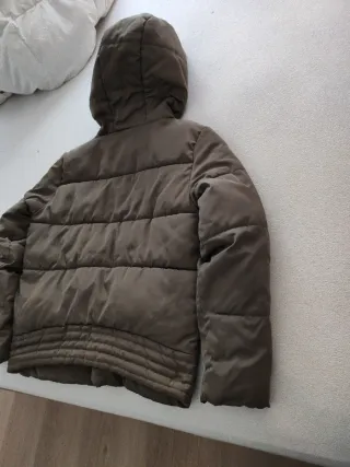 Abrigo Zara niña verde oliva size 11/12 cm 152