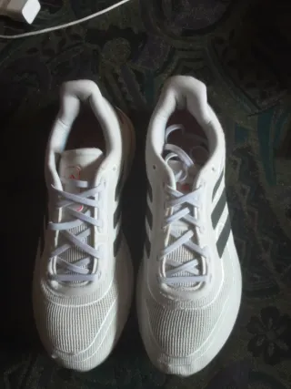 Adidas Scarpe Sportive Taglia 42 Bianche