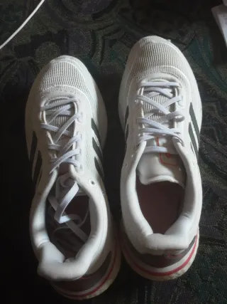 Adidas Scarpe Sportive Taglia 42 Bianche