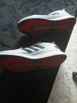 Adidas Scarpe Sportive Taglia 42 Bianche