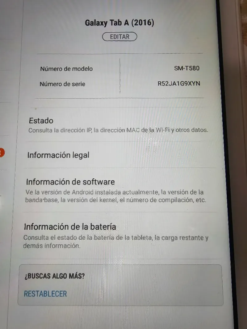 Samsung Tab 6 Blanca afbeelding 6